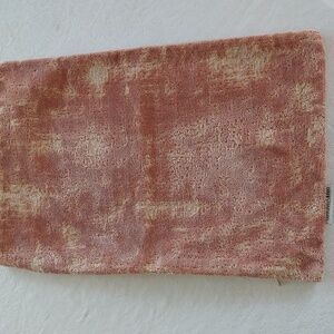 Pair blush pink velvet pillow covers zipper shabby chic cottagecore romantic